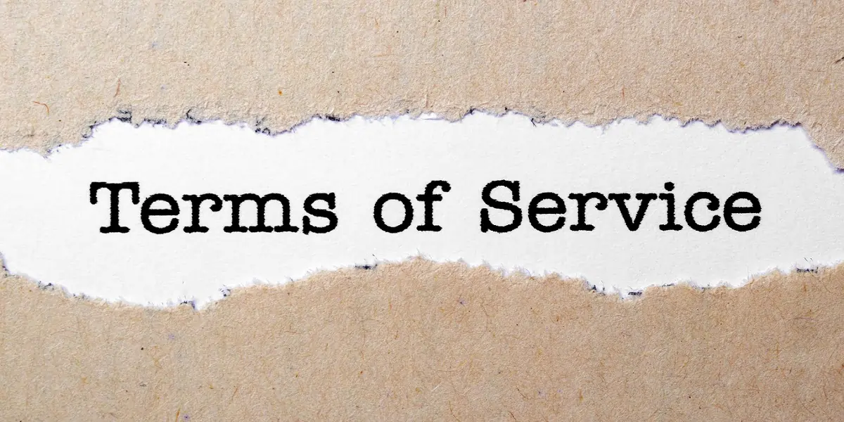 terms of service